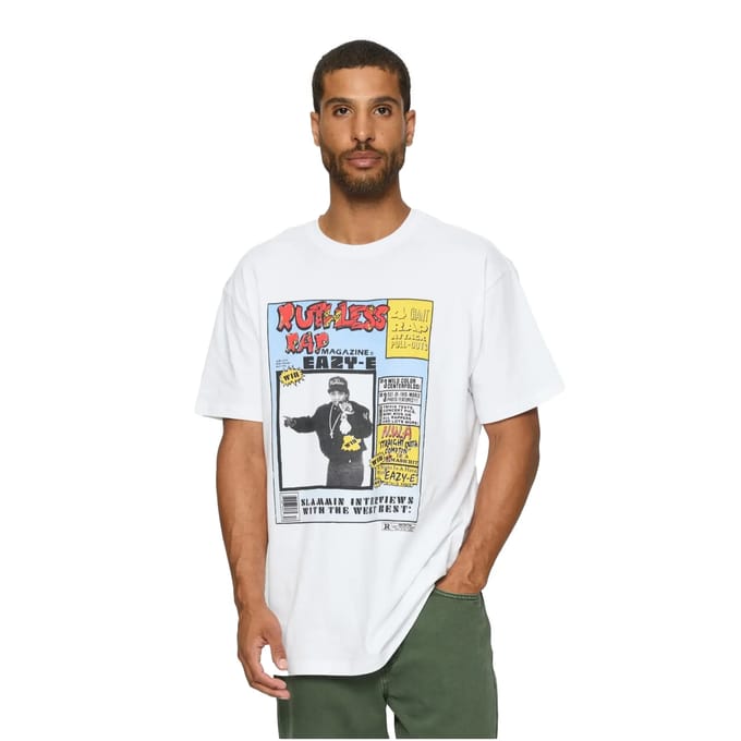 Mister Tee T-shirt Eazy-E Rap Magazine Oversize Tee MT2406