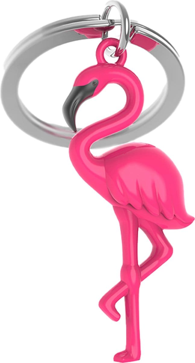 Metalmorphose Sleutelhanger Flamingo