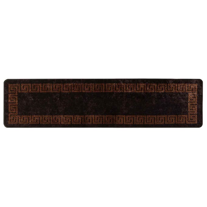 vidaXL - Tapijt - Runner - MARSA - Zwart - 100 - x - 450 - cm - Polyester - en - PVC