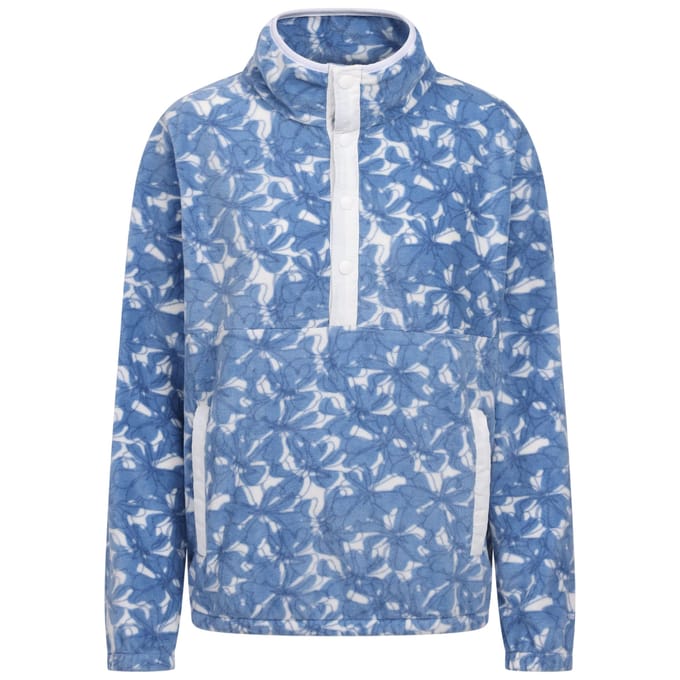 Trespass Dames Breker Fleece Top (Coastal Blue)