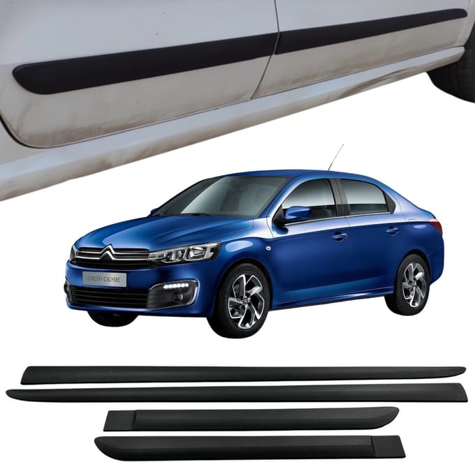 Universele beschermstrips voor de zijdeuren van de Citroën C-Elysee 2013-