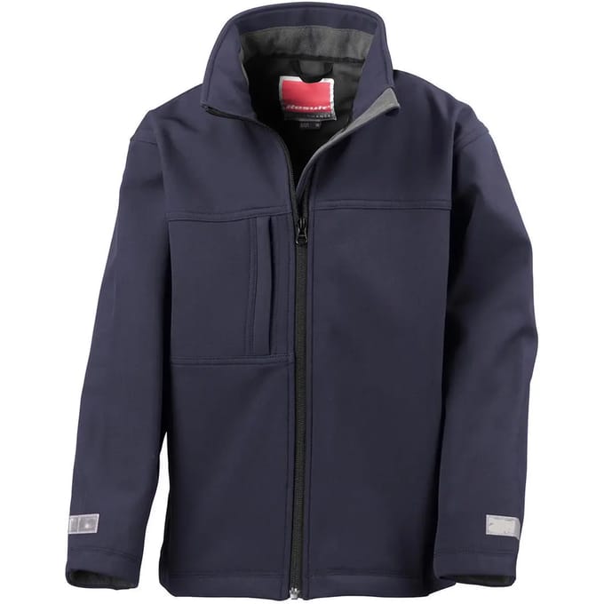 Kinder softshell jas Result Classic