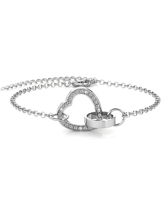 Simply Love Locked Heart voor boomset - Kristal