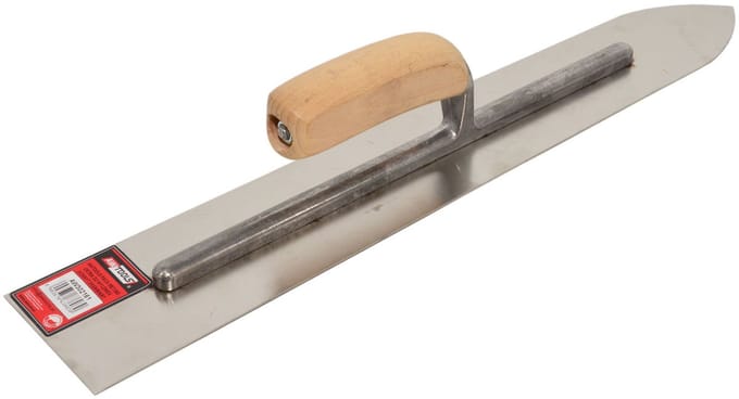 Awtools AW302161 - RVS Troffel - 500mm - Houten Handgreep