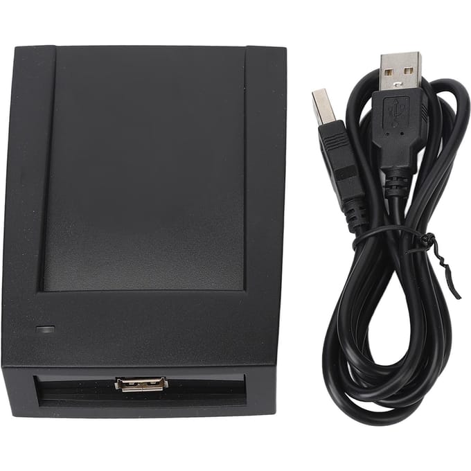 RFID-kaartlezer 125KHz Micro-elektronische Radiofrequentiemodule USB Contactloze ID-kaartlezer black