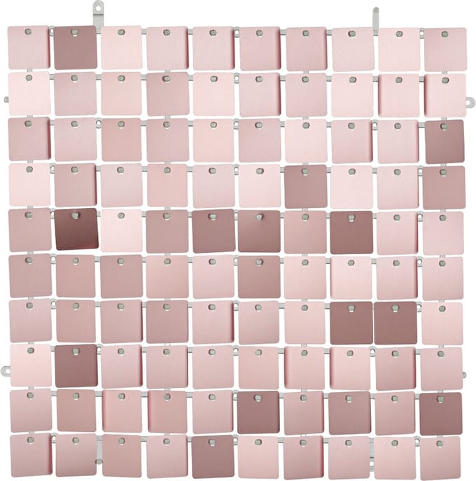 Backdrop Paneel – Rosé Vierkantjes