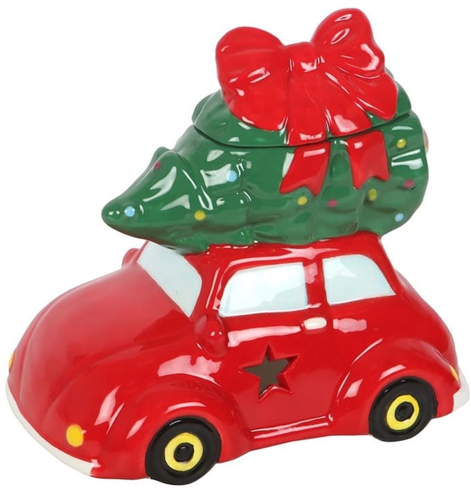 Something Different - Car with Christmas Tree Oliebrander - Multicolours