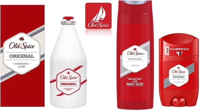 Geschenkset OLD SPICE - Douchegel / Deostick / Aftershave - ORIGINAL