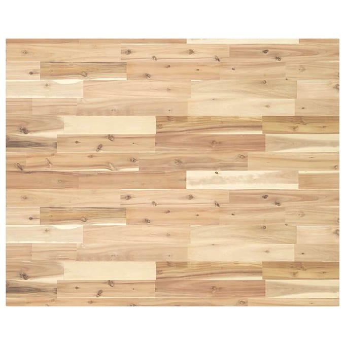 vidaXL - Bureaublad - 100x80x4 - cm - onbehandeld - massief - acaciahout