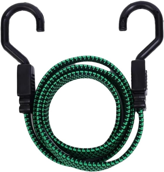 Waterdicht Zeildoek - Elastisch Koord - Lading Zekeren - Met Haken - 80 cm - One Color