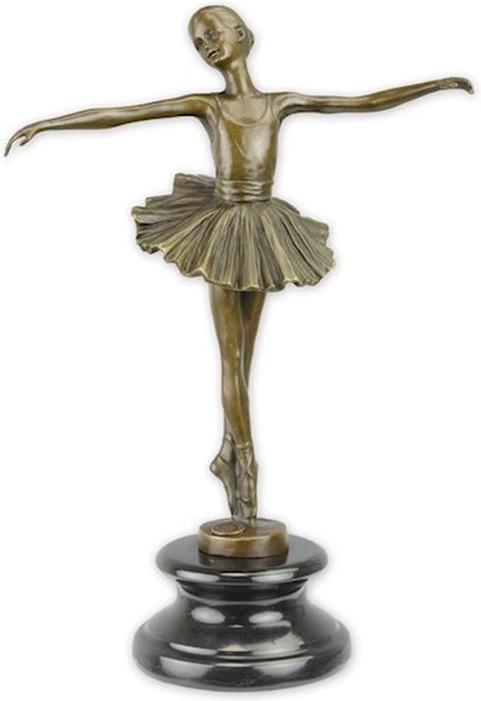 Ballerina Beeldje brons
