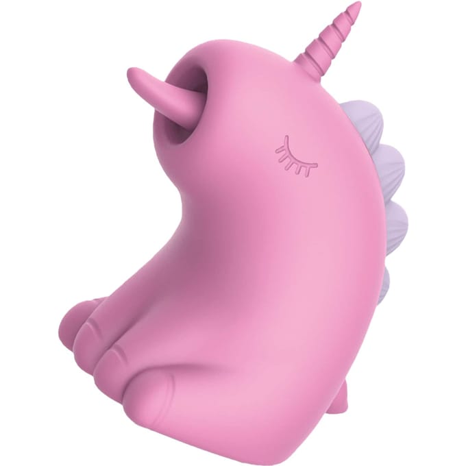 ER - Cupcake Unicorn - 360° Roterende Tong Massage - Roze