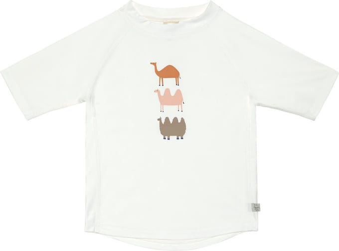 Lässig SPF Zwemshirt Korte Mouw Camel