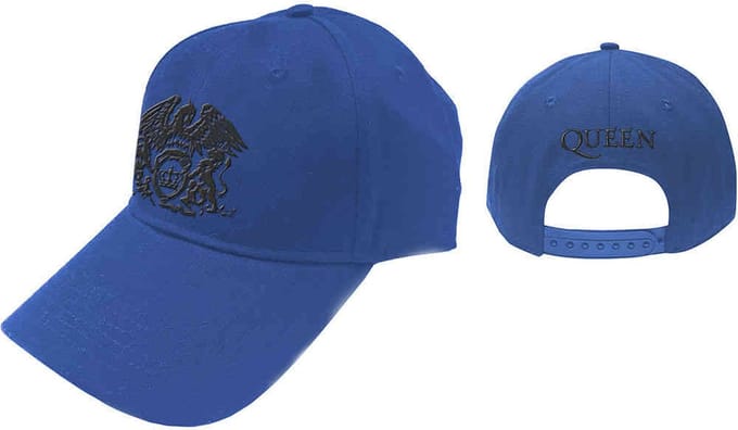 Queen - Black Classic Crest Baseball pet - Blauw