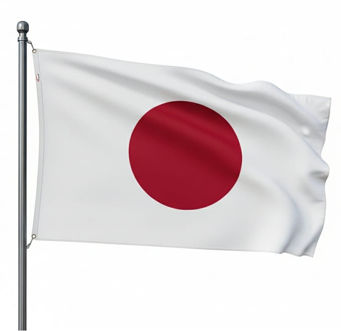 Trasal - vlag Japan - japanse vlag 150x90cm