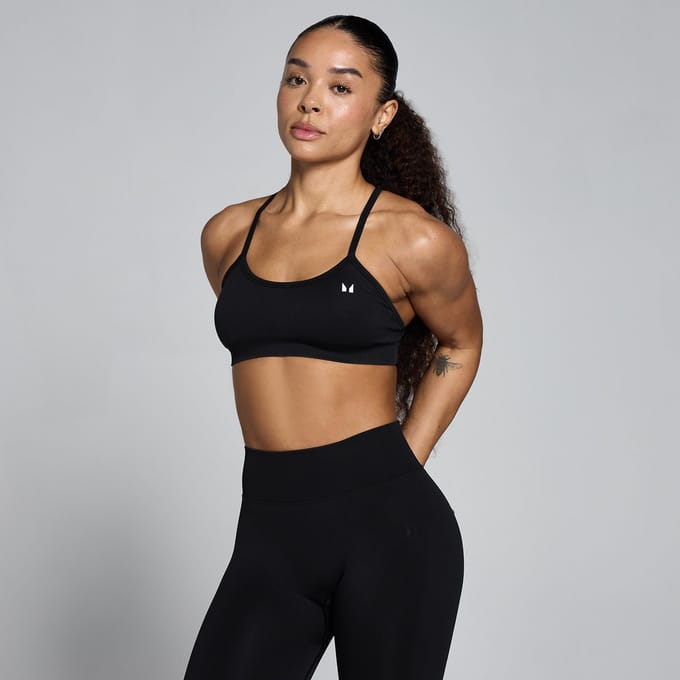 MP Dames Lift Naadloze Strappy Bh - Zwart - S
