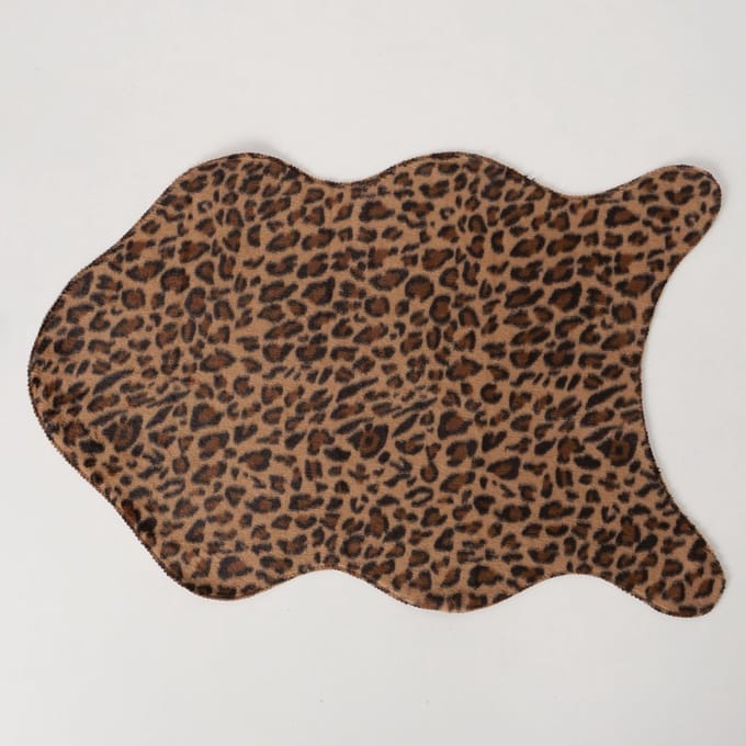 Decoratie - Panter - Bontje - 90x60cm - Landelijk - Boltze - Textiel