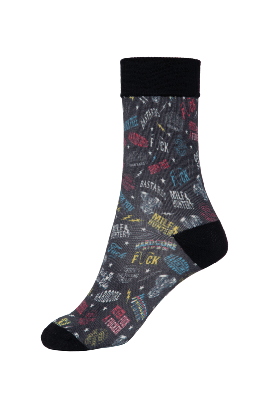 King Kerosin - Rockabilly Sokken - Motorcycle Tools Socks - EU 39-42 - voor Mannen - zwart