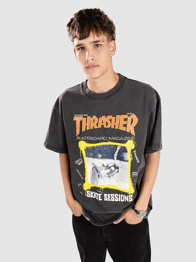 Thrasher December 1983 Vintage T-Shirt T-Shirt zwart