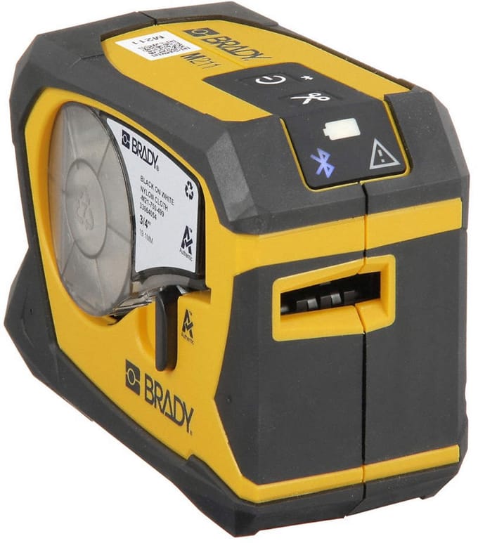 Brady M211 labelprinter | Draagbare Bluetooth Labelprinter | Print vanaf Smartphone | Thermisch Transfer | Max. 19 mm Labels | Robuust & Industriëel