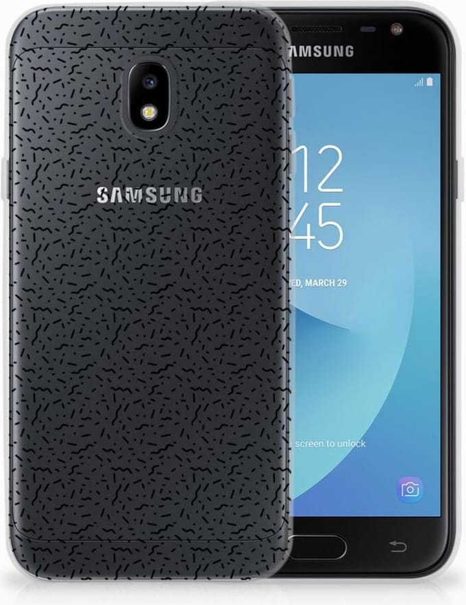 Samsung Galaxy J3 2017 TPU bumper Stripes Dots