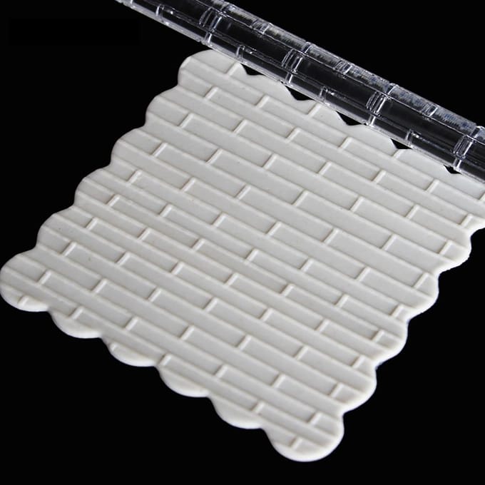 Rouleau à pâtisserie en acrylique de haute qualité Rouleau à pâtisserie Rouleau à fondant Pâte à modeler DIY Gâteau 12# white