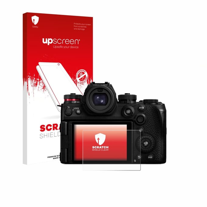 upscreen - Screenprotector voor Panasonic Lumix DC-S1RII - Folie Beschermfolie transparant