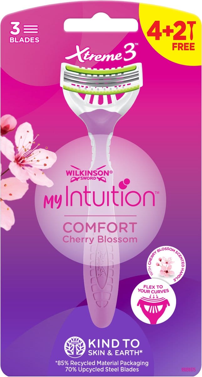 Wilkinson Vrouwen Wegwerpscheermesjes Xtreme 3 My Intuition - 6 stuks
