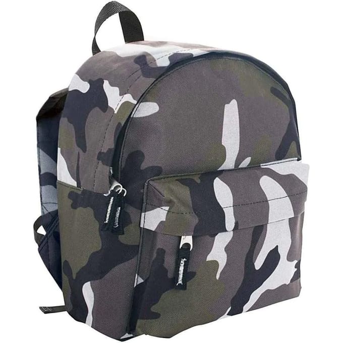 SOLS Rugzak in camouflage voor kinderen/kinderen (Groen)