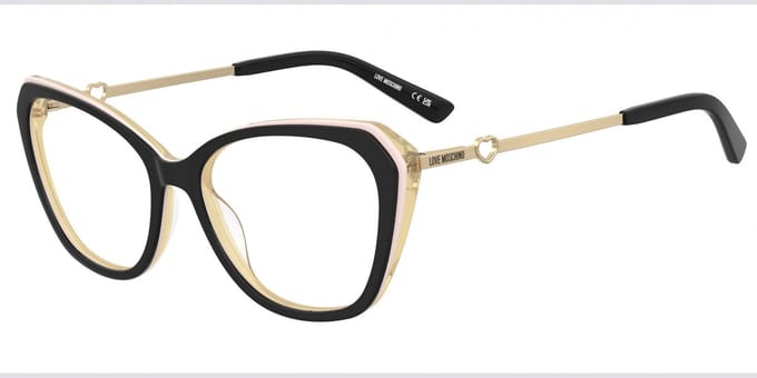 Moschino Love MOL653 Black multicolor 56/17/140 WOMAN Brilmonturen