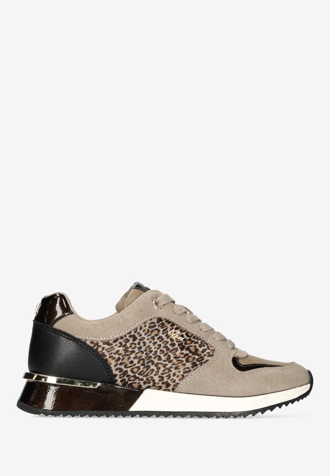 Mexx Sneaker Fleur Ellen Taupe Dames