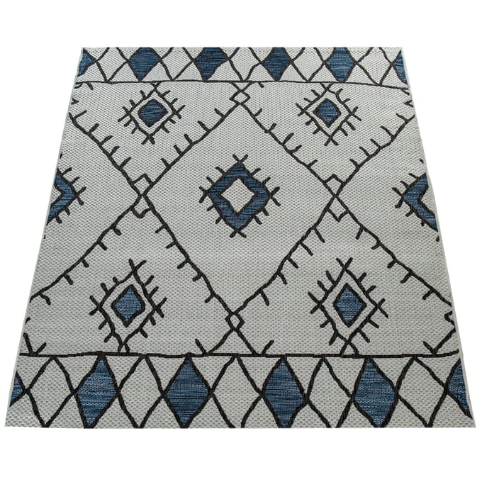 Binnen- en buitenkleed Ruby blauw 200x280 cm