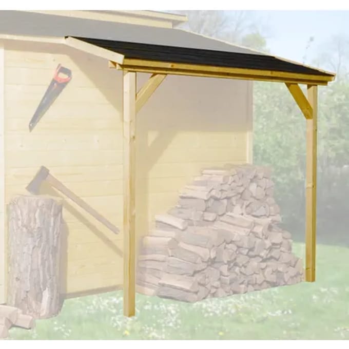 Weka Zijluifel Voor Tuinhuis Gr.1 Gebeitst 80x200cm