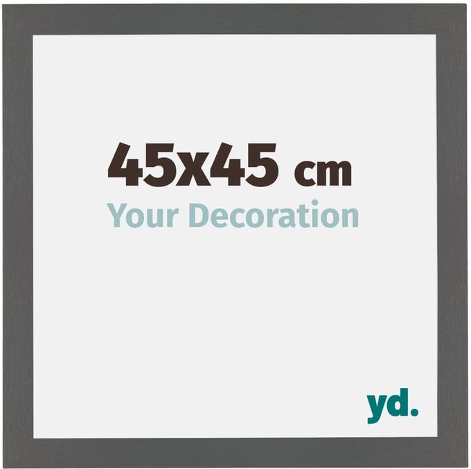 Your Decoration - Fotolijst 45x45 cm - MDF - Antraciet - Mura