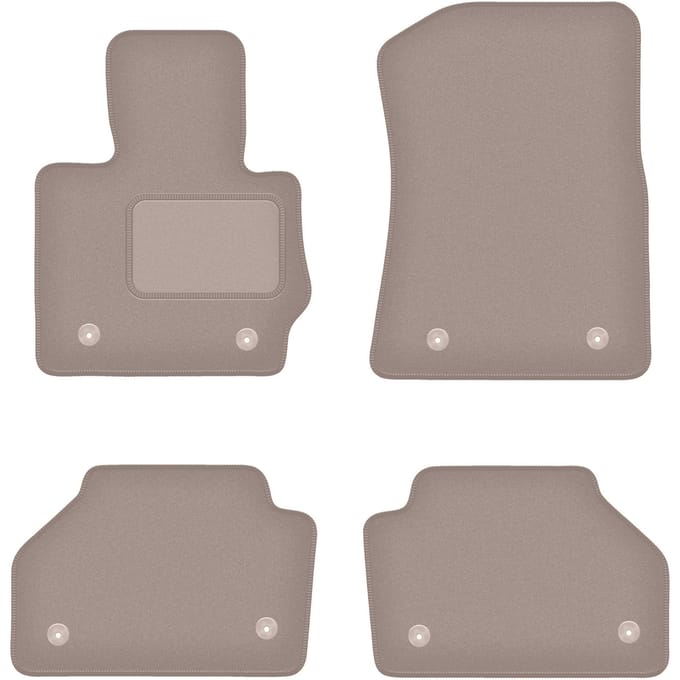 Beige veloursmatten voor: BMW X3 F25 SUV (2010-2017)