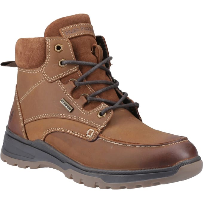 Hush Puppies Palmer Leder Herenlaarzen Tan