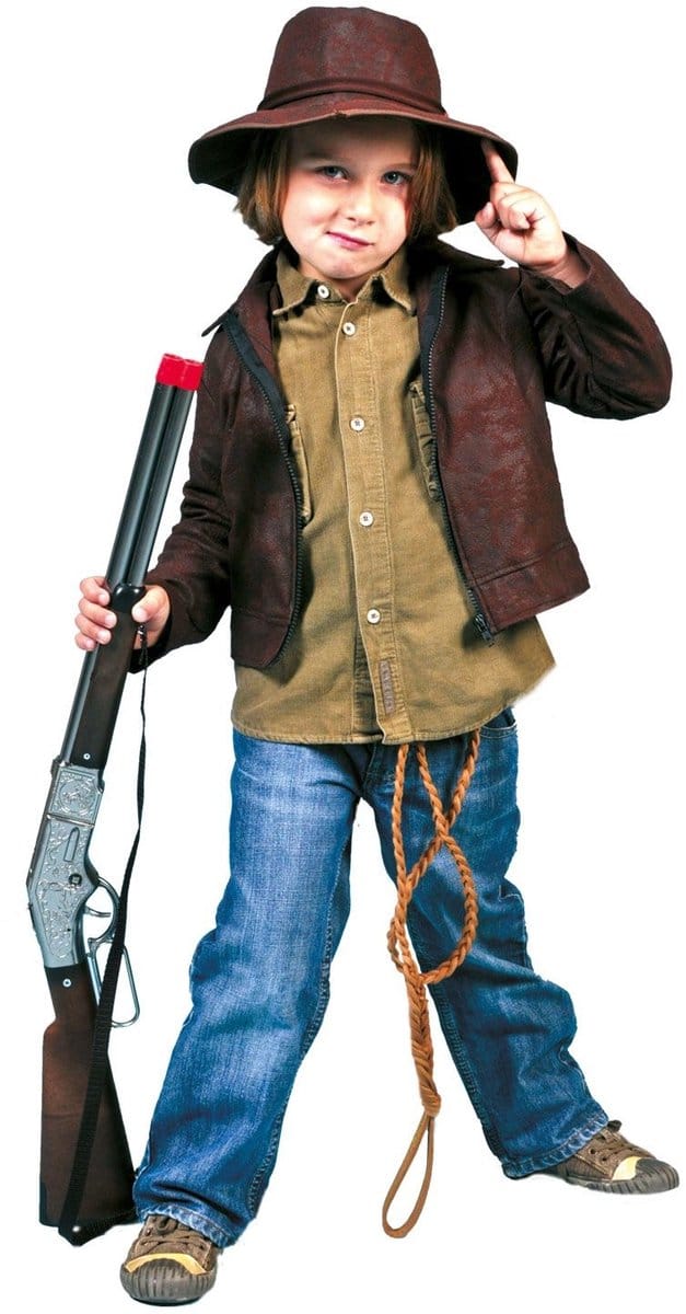 Veedrijver cowboy jasje voor kinderen