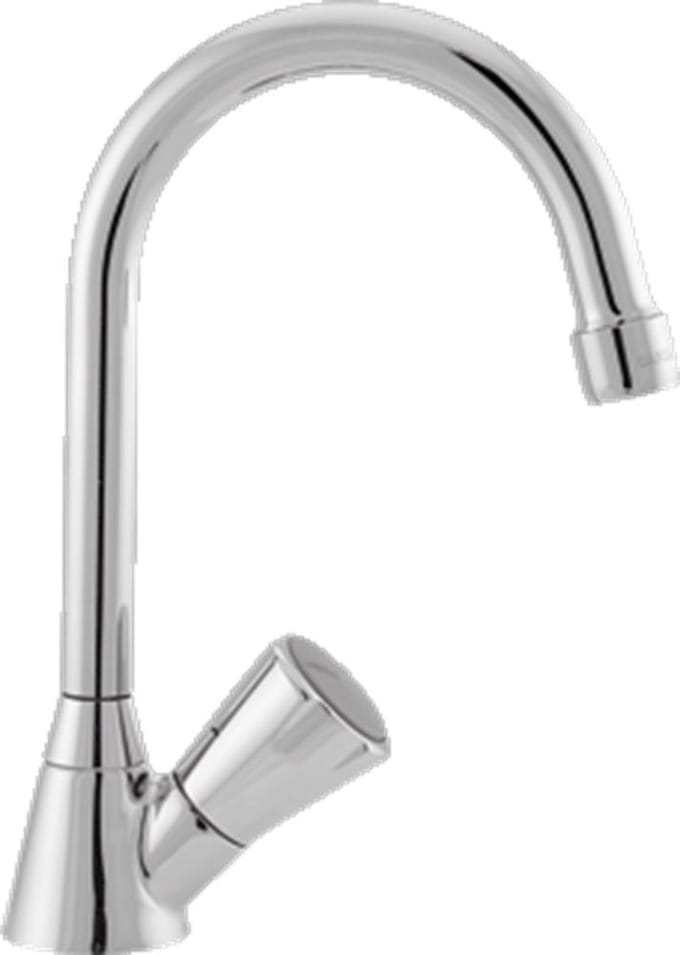 Venlo Nimbus II Messing fonteinkraan - hoge uitloop chroom eco