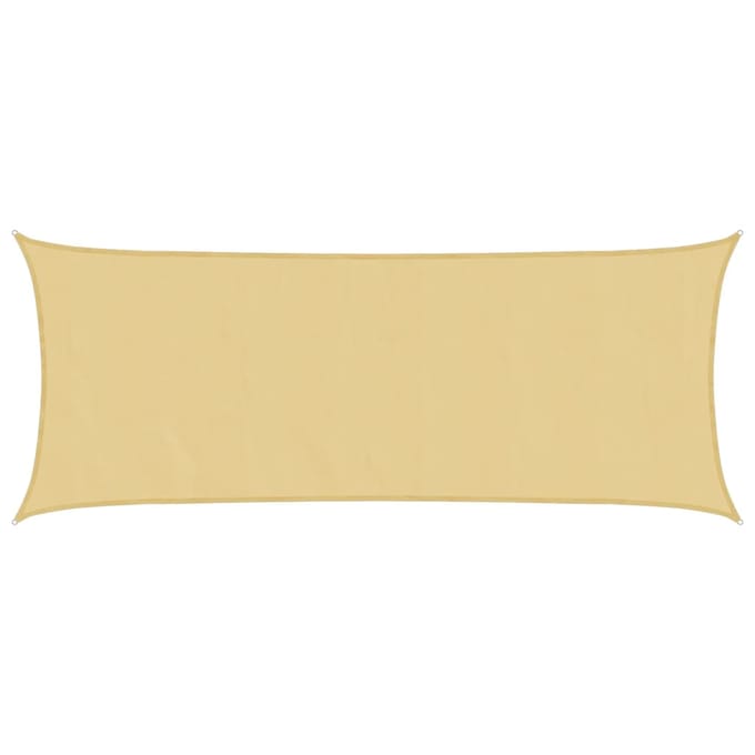 vidaXL - Zonnezeil - 4,5x2 - m - 100% - polyester - oxford - zandkleurig