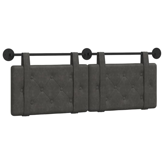 vidaXL - Hangend - hoofdbord - Antiek - PU