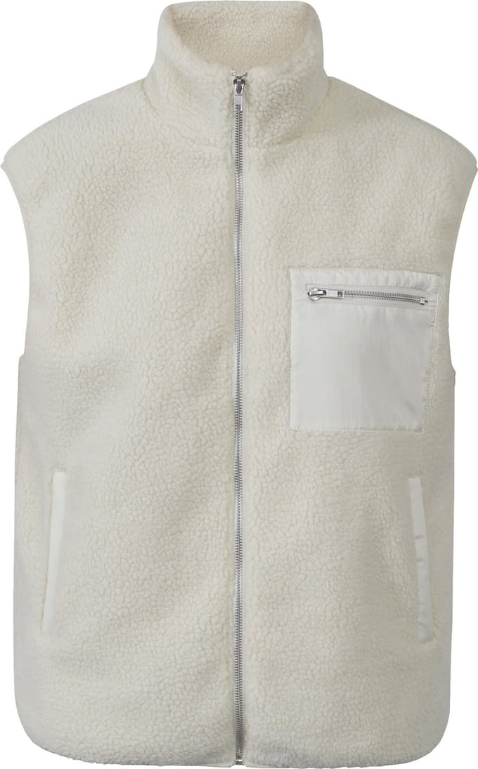 SISTERS POINT Dofi-short - Dames Gilet - Chalk - Maat M