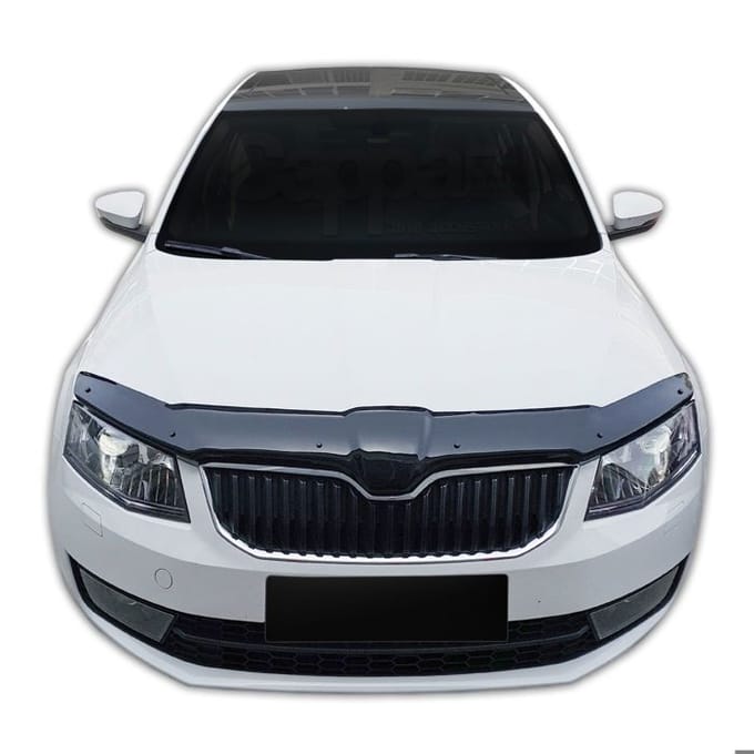 SCOUTT | Motorkap Deflector Bescherming Voor Skoda Octavia 3 2013-2019, Aerodynamisch, Eenvoudige Montage, Geen Boren Nodig