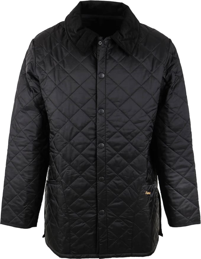 Barbour Liddesdale Quilt Zwart - Maat L - Heren - Gewatteerde jassen