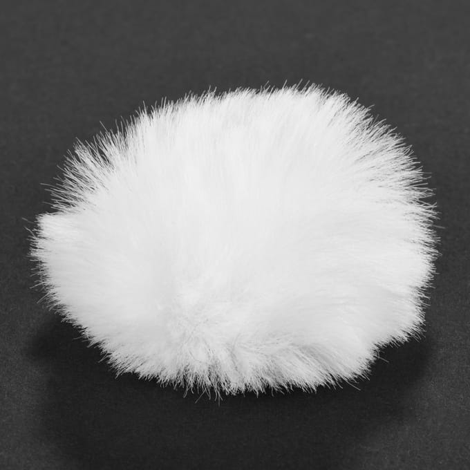 Andoer Clip-on lavalier microfoon voorruit harige voorruit microfoonmof compatibel met Boya M1 en andere de meeste reversmicrofoons