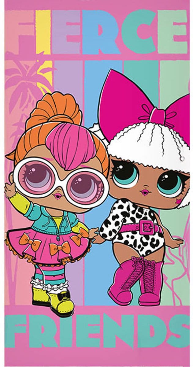 LOL Surprise strandlaken Friends 70 x 140 cm
