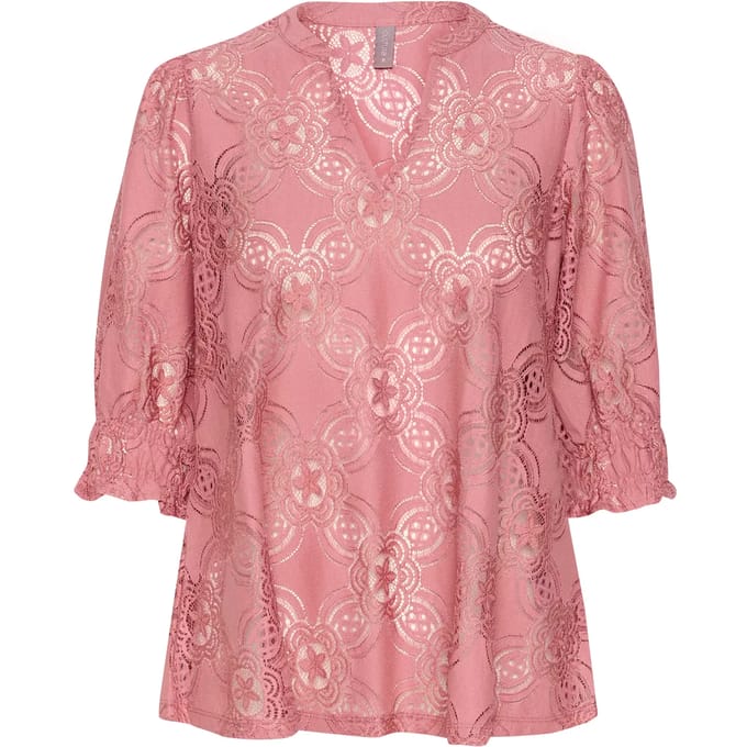 Blouse met lange mouwen Relaxed fit Old Rose