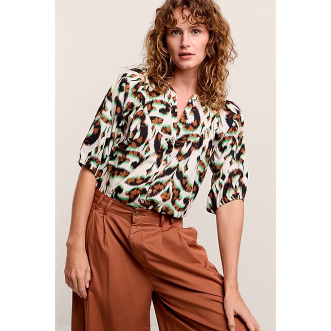 Summum Woman Blouse Ornament Print Multicolour Größe: 36 | Blusen Outlet | Damen