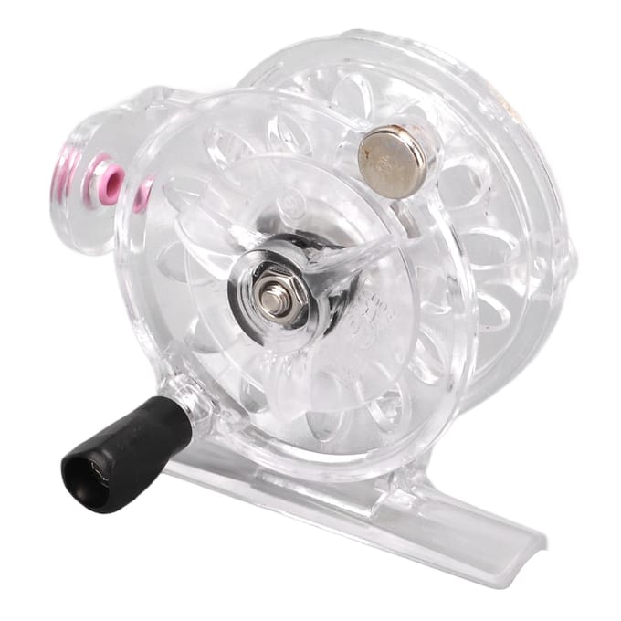 Moulinet de Pêche à la Mouche Anti-Corrosion Sensation Confortable Opération Plus Douce Roue de Pêche sur Glace pour la Mer white