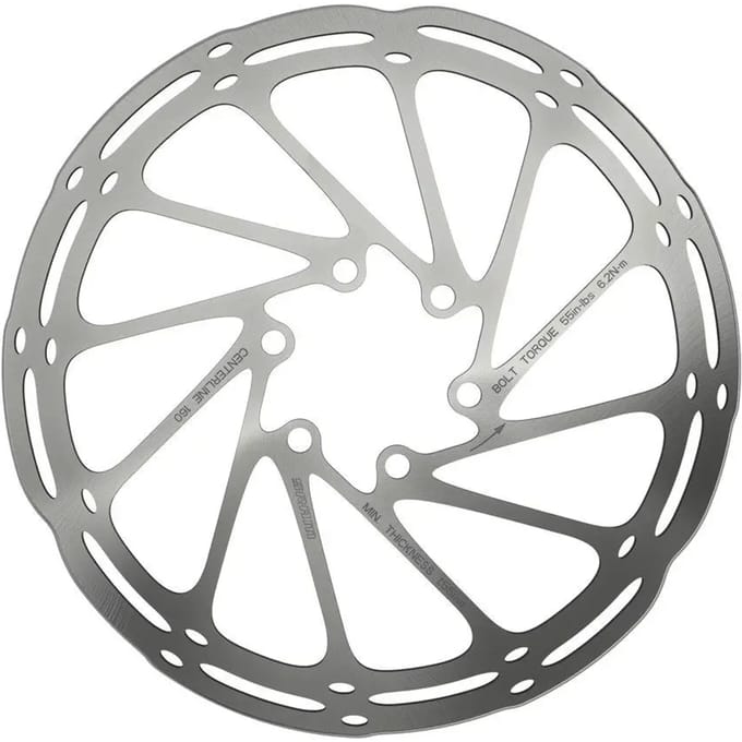Sram Centerline Centerlock External Remschijf Zilver 180 mm