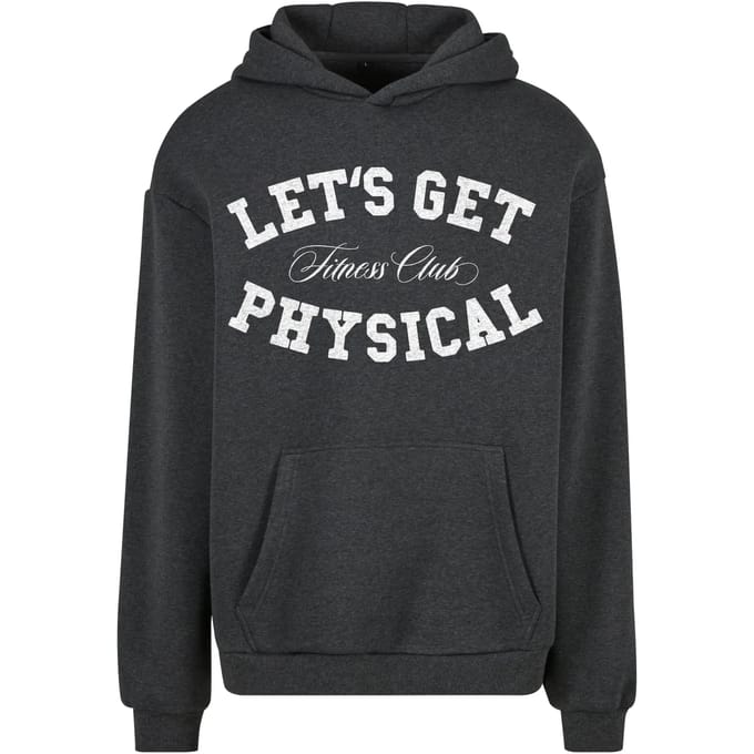 Mister Tee - Let's Get Physical Fluffy Hoodie/trui - S - Grijs